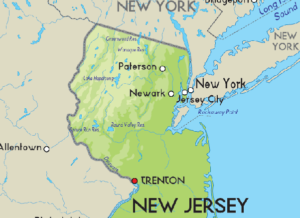 new jersey new york